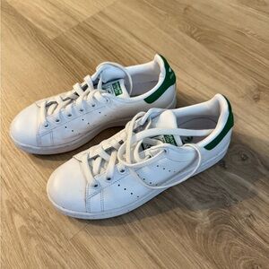 Adidas Stan Smith Classic White and Green Shoes